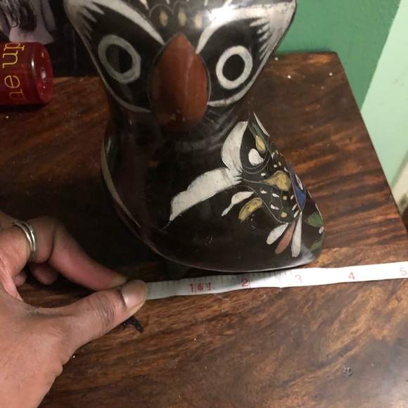 Brown owl figurine, tonala style and design - Picture 7 of 8